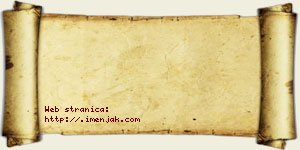 Alimpije Rakić vizit kartica